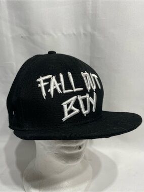 Vintage official Fall Out Boy black snapback hat ‘4 Denver’ under the bill Rare
